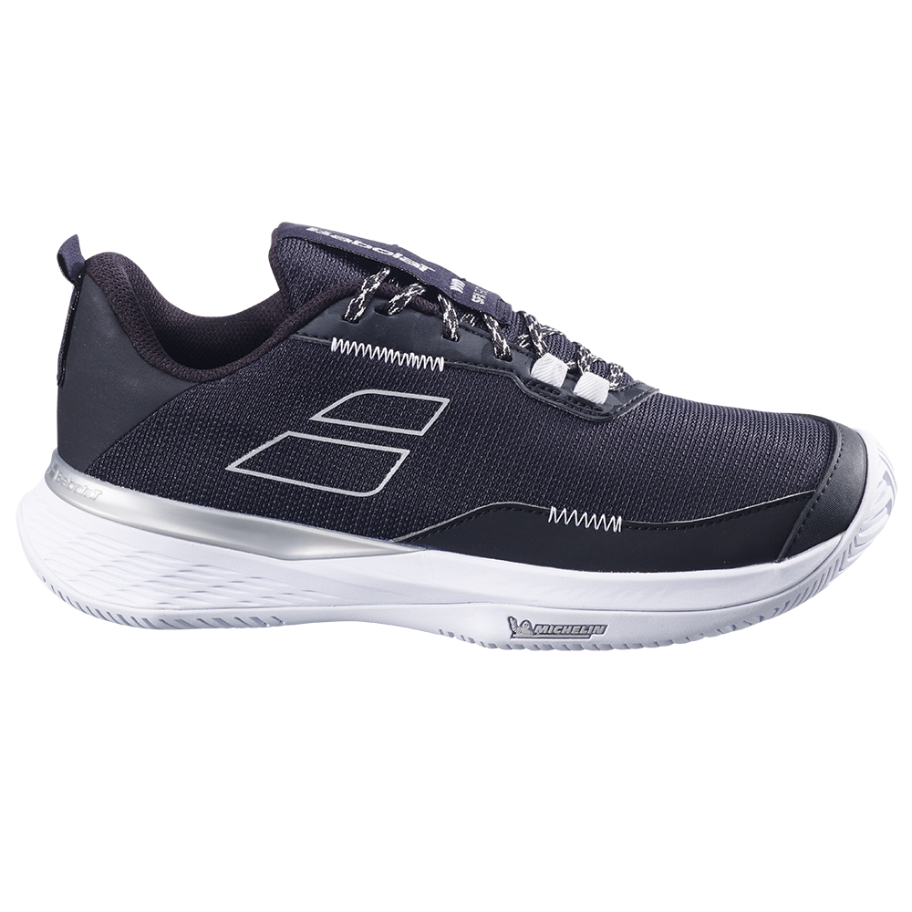 Babolat Womens SFX Evo All Court Tennis Shoes (Black/Silver) (2025)