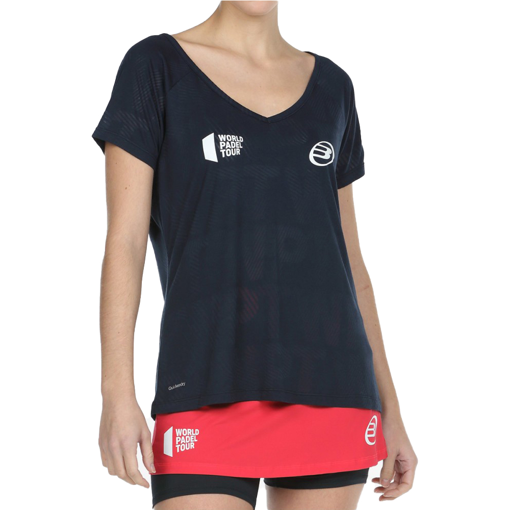 Bullpadel Womens Rapolan T-Shirt (Navy Blue) (2022) - Size: XX-Large