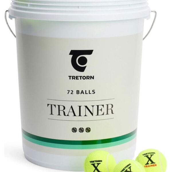 Tretorn X Trainer Tennis Ball Yellow/White (72 Ball Bucket)