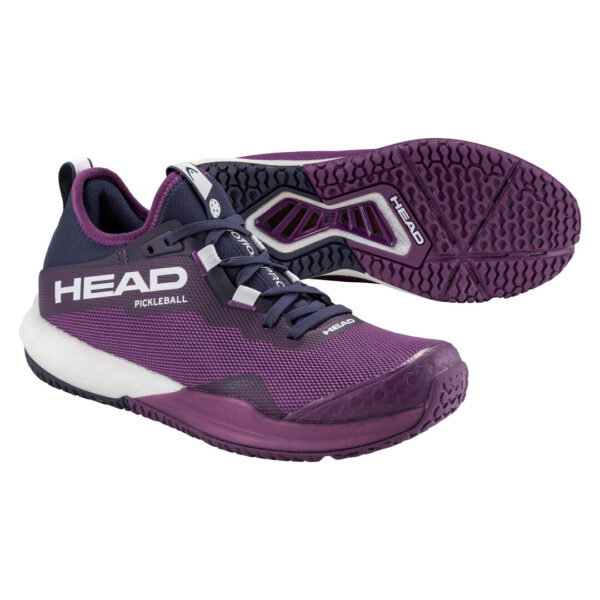 Head Womens Motion Pro Pickleball Shoes (Purple/White)