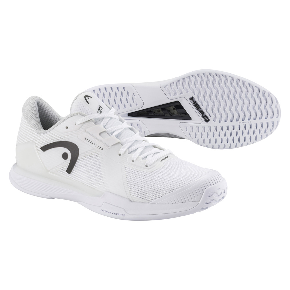 Head Mens Sprint Pro 4.0 All Court Shoe (White/Black) 2025