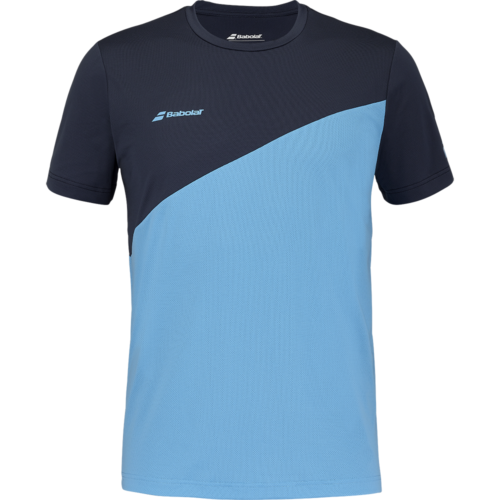 Babolat Mens Drive Crew Neck Tee (Drive Blue) (2025)