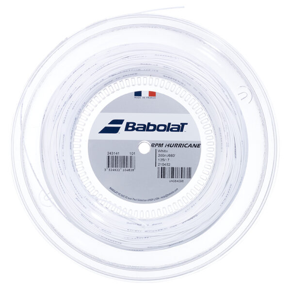Babolat RPM Hurricane (White) 200m Reel