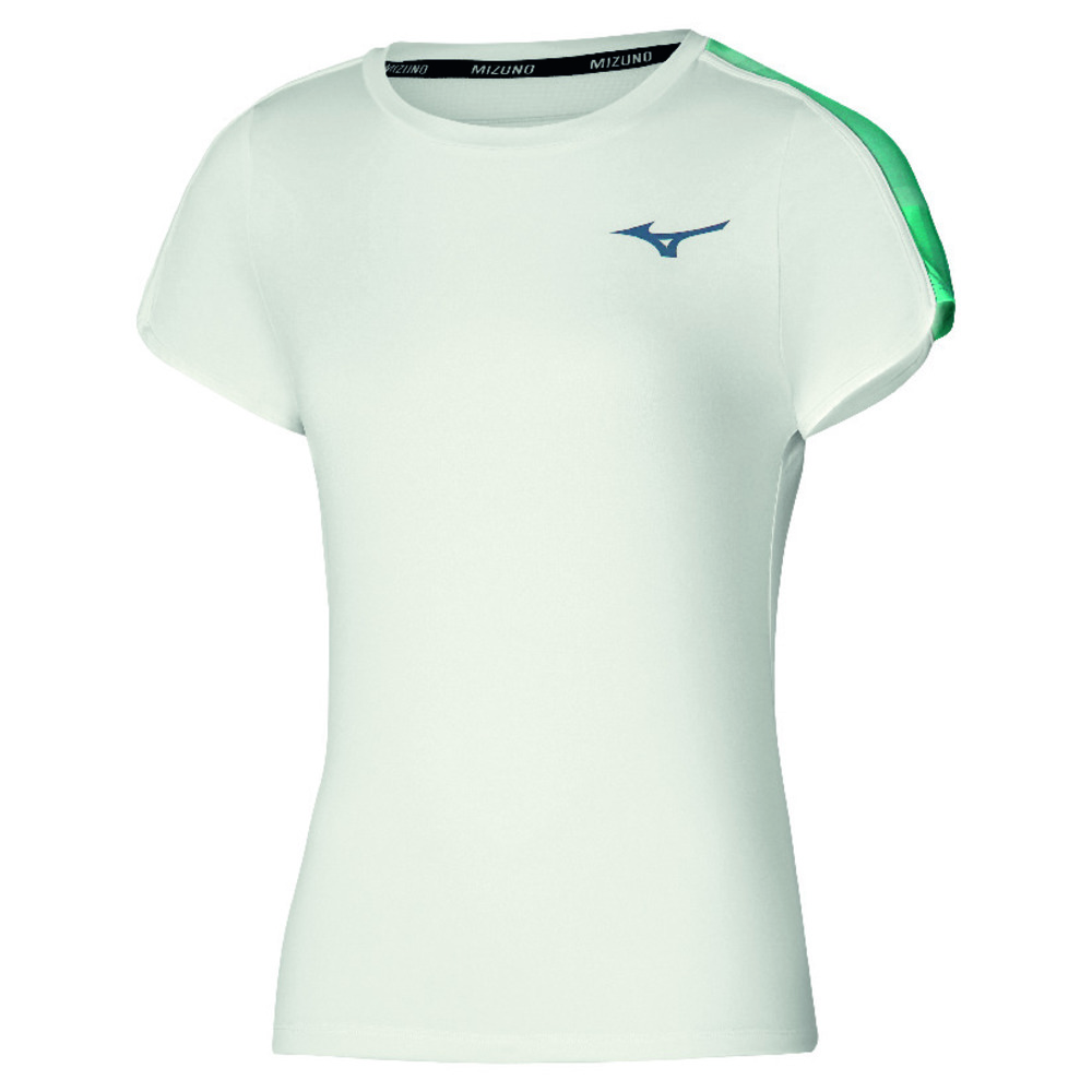 Mizuno Womens Frontier Tee  (White) 2025