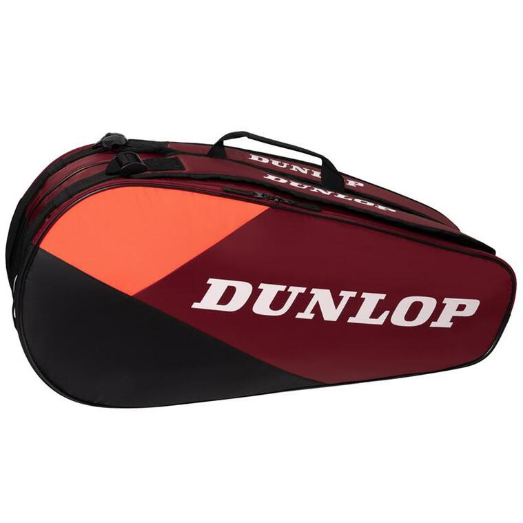 Dunlop CX-Club 6 Racket Bag (2024) (Black/Red)