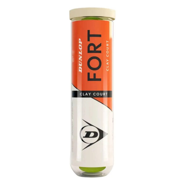 Dunlop Fort Clay Court 4 Ball (Single Tube)
