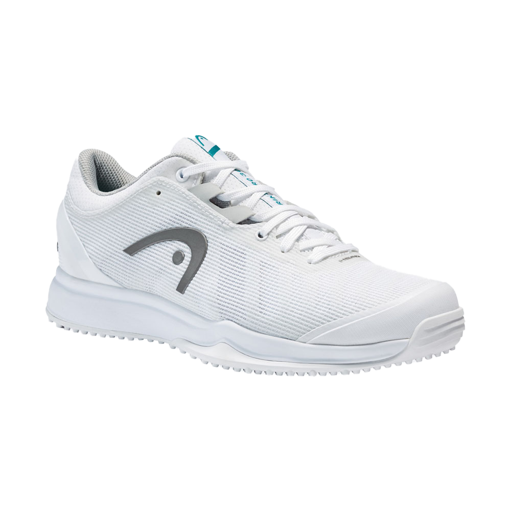 Head Womens Sprint Pro 3.0 Grass Tennis Shoes (White/Grey)