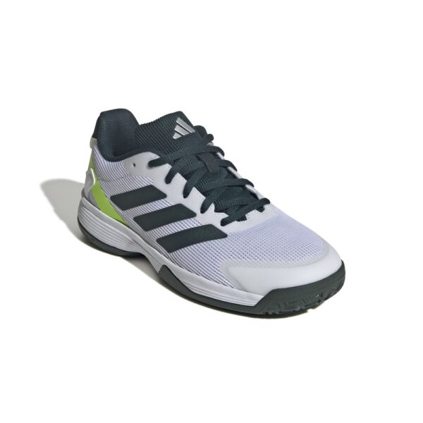 Adidas Junior Ubersonic k All Court Shoes (White/Ivy) (2025)