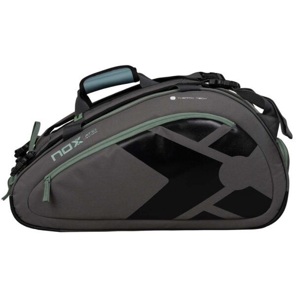 NOX AT10 Team Padel Racket Bag (Grey/Green)