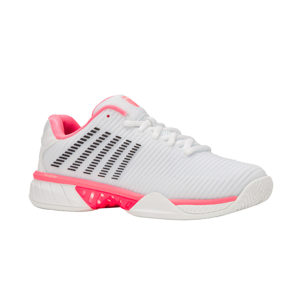 K-Swiss Womens Hypercourt Express 2 (White/Pastelpink/Black) 2025