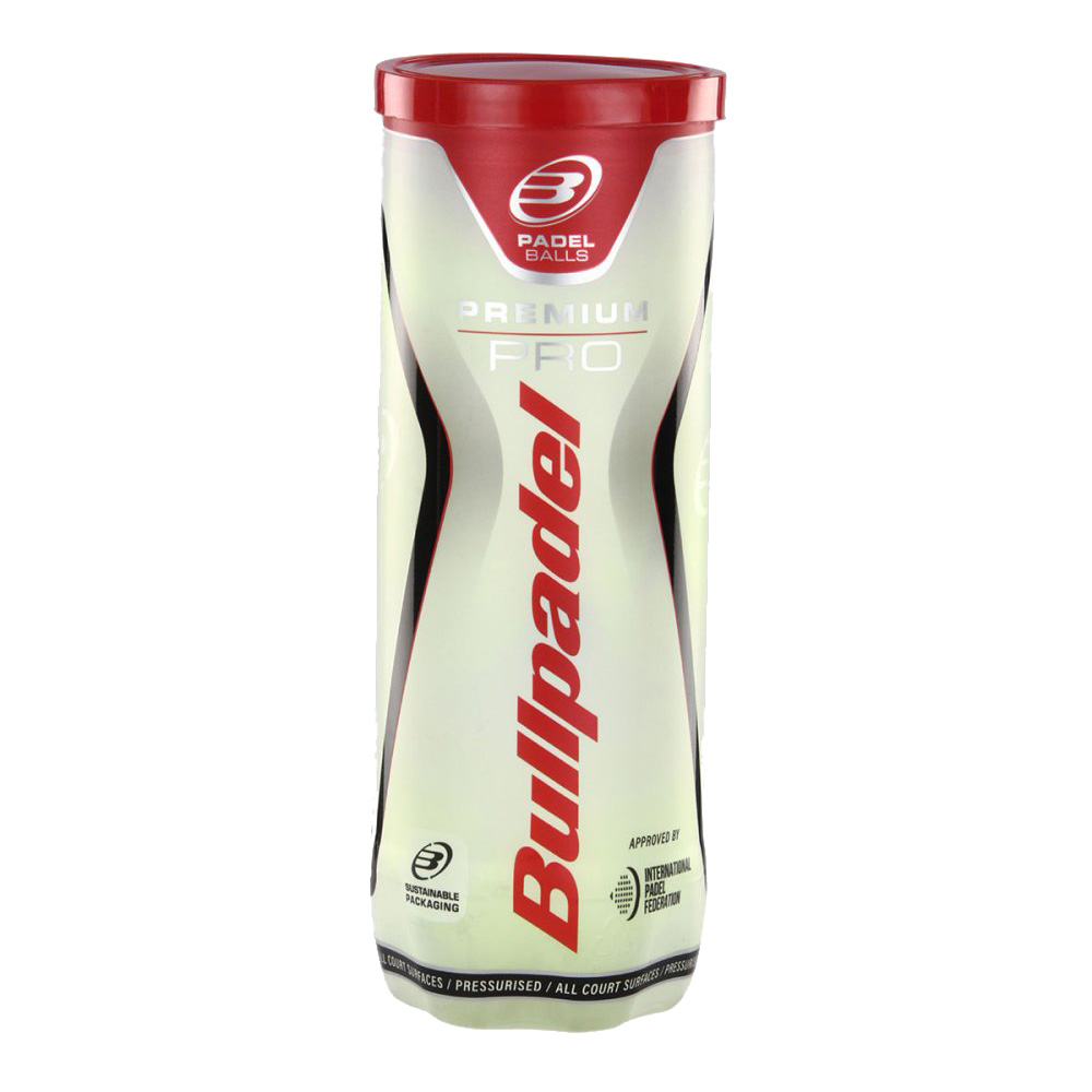 Bullpadel Premium Pro Padel Ball (3 Ball Tube)