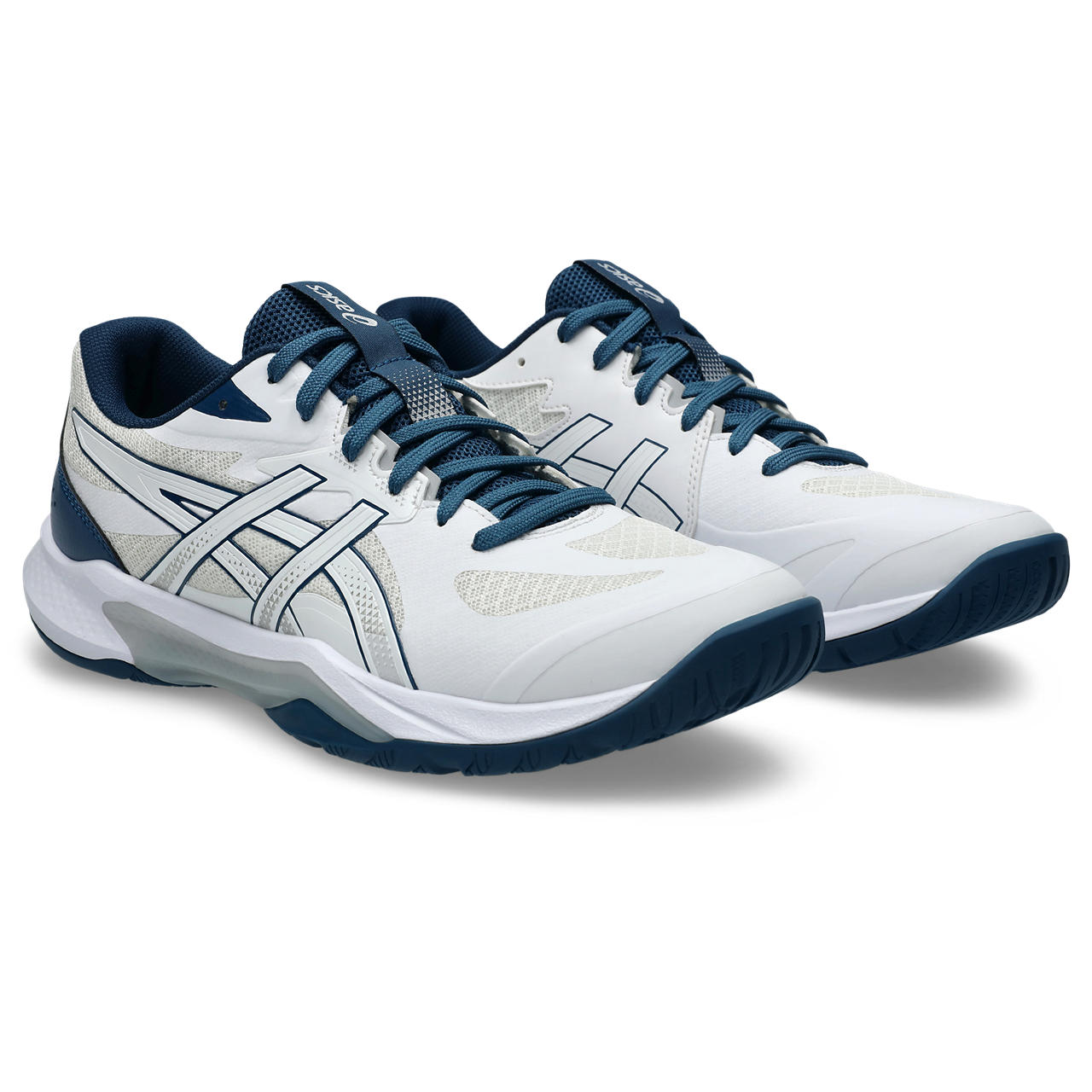 Asics Mens Gel-Tactic 13 Indoor Shoe (White/Mako Blue) 2025
