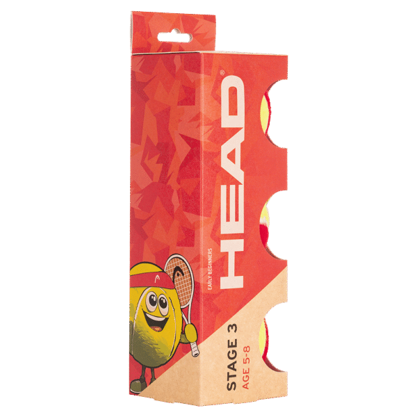 Head Stage 3 Red Tennis Ball 3 Pack