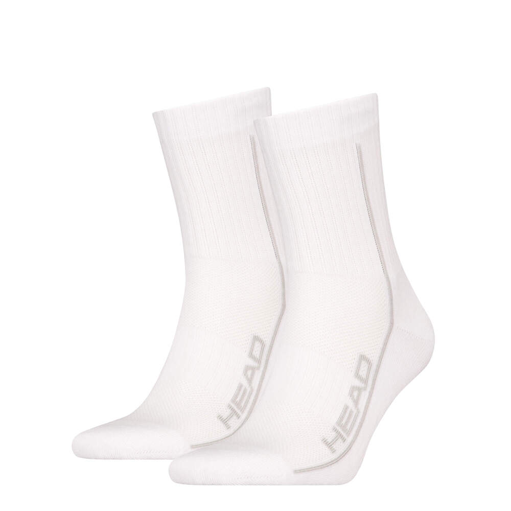 Head Performance Short Crew Socks White (2 Pack)