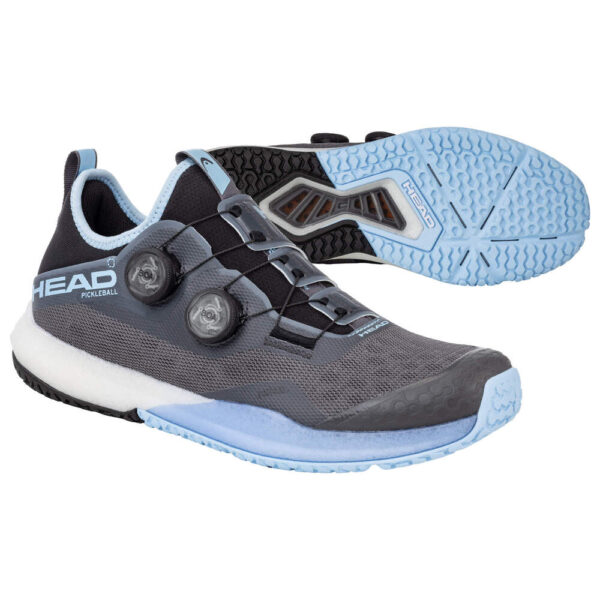 Head Mens Motion Pro BOA Pickleball Shoes (Blue/Grey) 2025