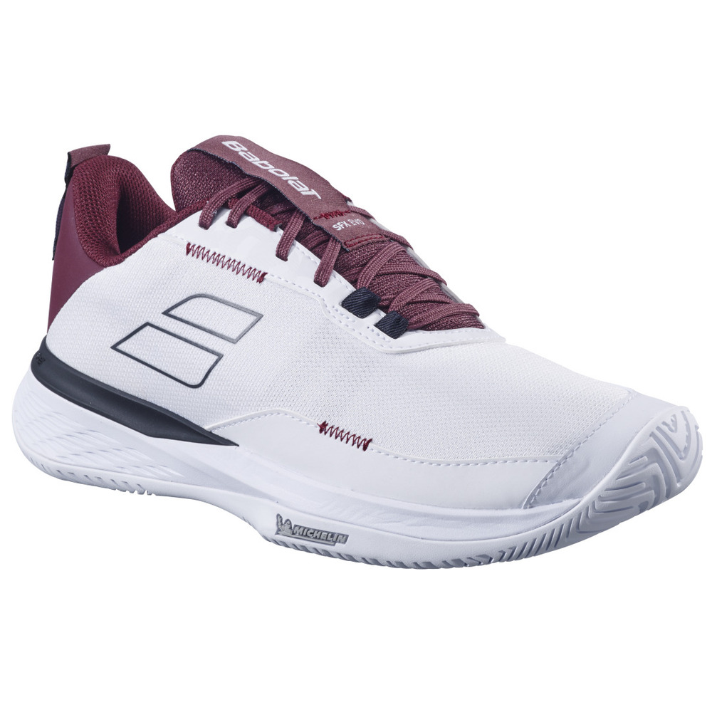 Babolat Mens SFX Evo All Court Tennis Shoes (White/Port Royale) (2025)