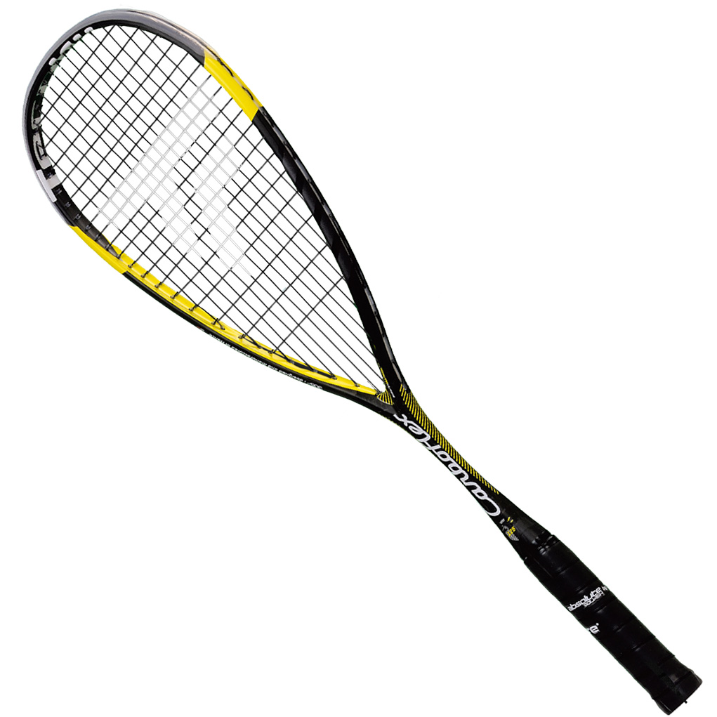 Tecnifibre Carboflex Heritage SMU Squash Racket (Black/Yellow)