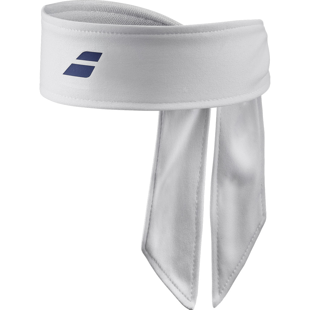 Babolat Tie Headband Unisex (White)