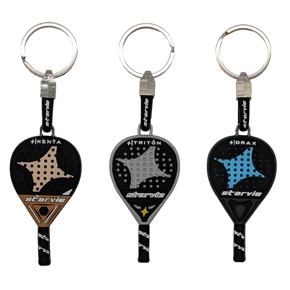StarVie Padel Racket Keyrings (Set of 3) 2025