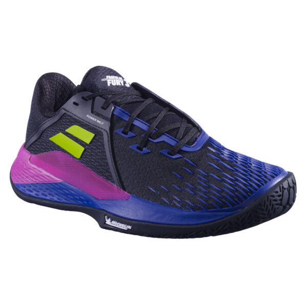 Babolat Mens Propulse Fury All Court Tennis Shoes (Black/Dark Blue) (2025)