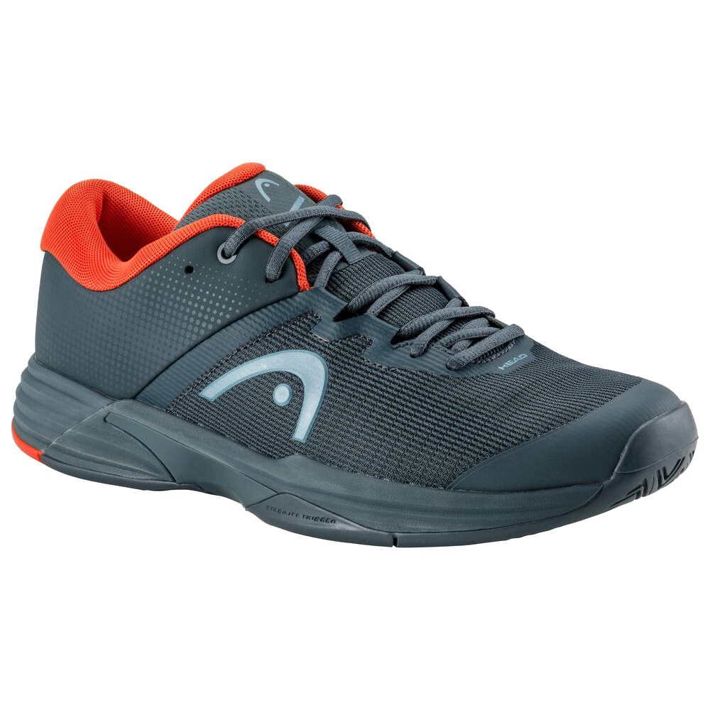 Head Mens Revolt Evo 2.0 All Court Shoes (Dark Grey/Orange) - Size: 7 UK