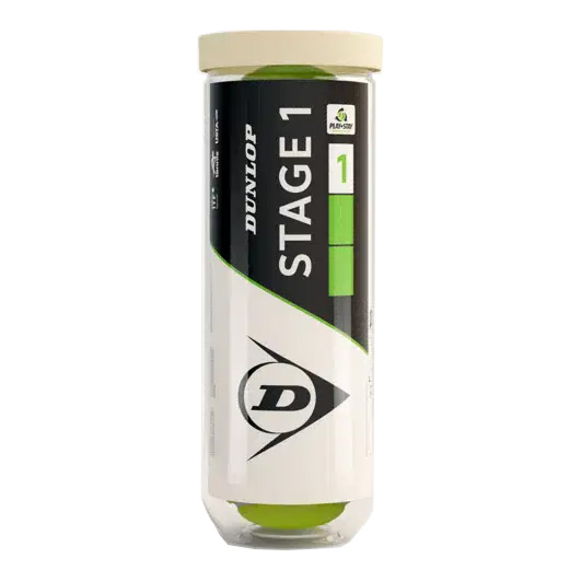Dunlop Stage 1 (Green) 3 Ball Tube