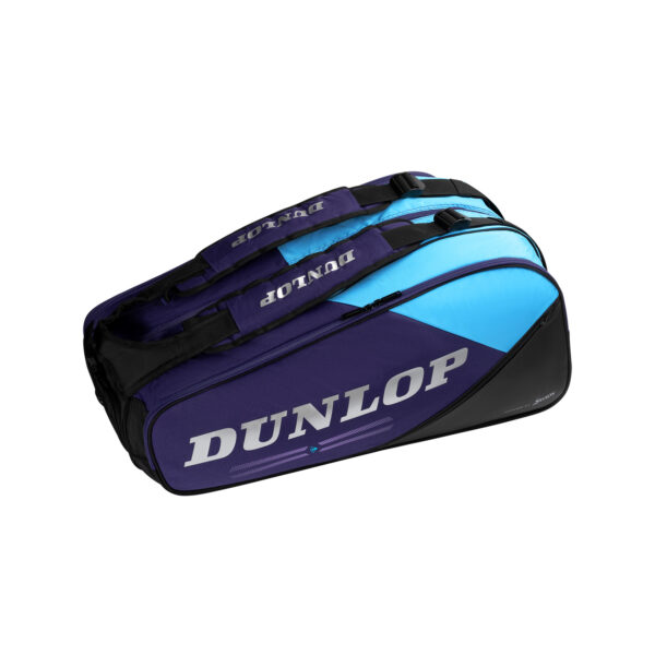 Dunlop FX Performance 8 Racket Bag (2025) (Violet/Black/Cyan)