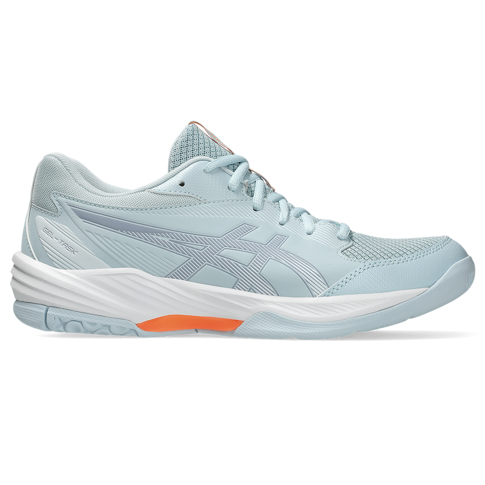 Asics Womens Gel-Task 4 Indoor Court Shoe (Cool Grey/Grey Blue) - Size: 7.5 UK