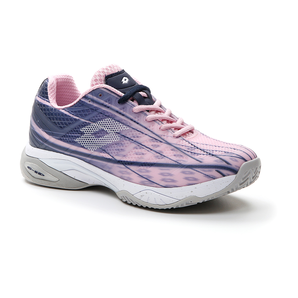 Lotto Womens Mirage 300 Clay Court Shoes (Pink/White/Navy) - Size: 3.5 UK