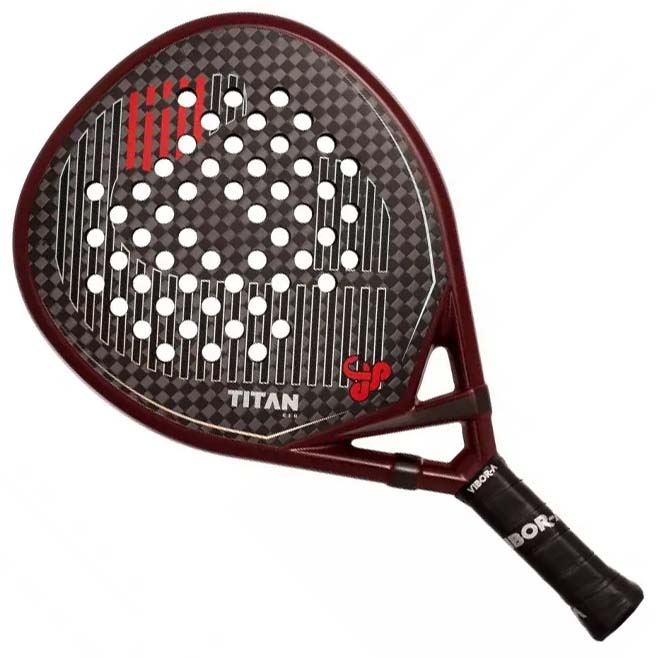 Vibor-A Titan 12K Red Padel Racket (2026)