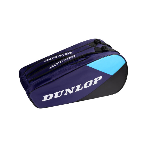 Dunlop FX Club 10 Racket Bag (2025) (Violet/Black/Cyan)