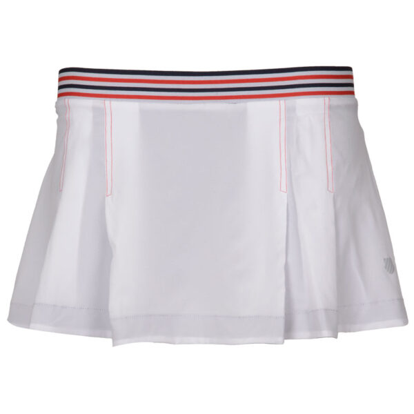 K-Swiss Womens Heritage White Skirt - Size: XL