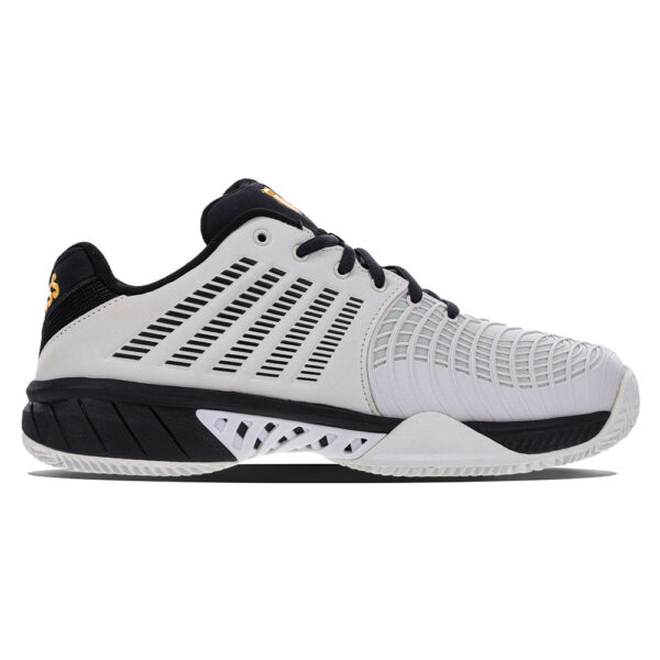 K-Swiss Mens Express Light 3 HB All Court Shoe (Barely Blue/Moonless Night/Amber Yellow) - Size 7 UK