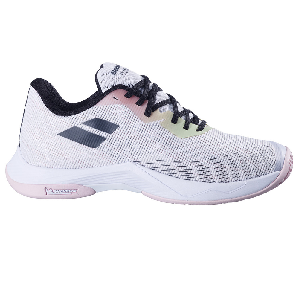 Babolat Womens Shadow Spirit 2 Indoor Shoes (White) 2025