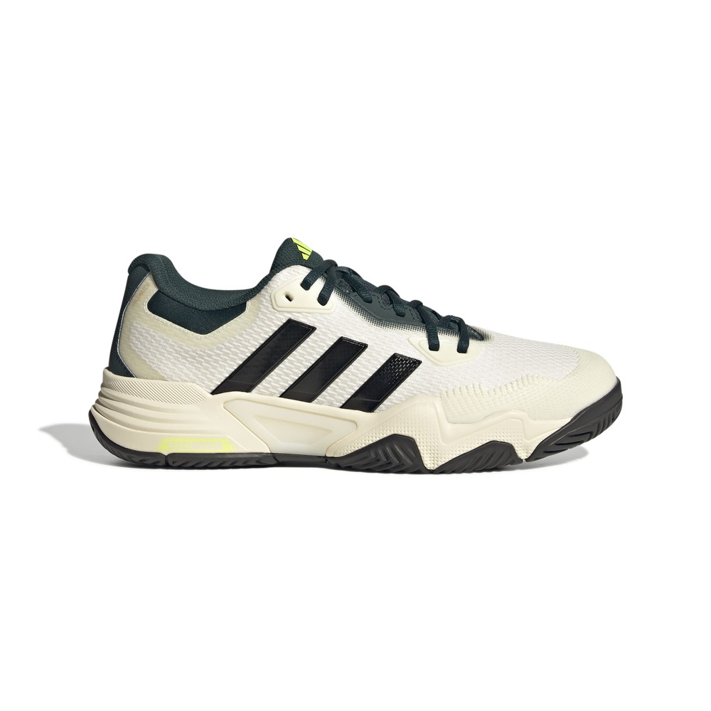 Adidas Mens Solematch Control 2 All Court Shoes (Off White/Silver Met/Aurora Ivy) (2025)