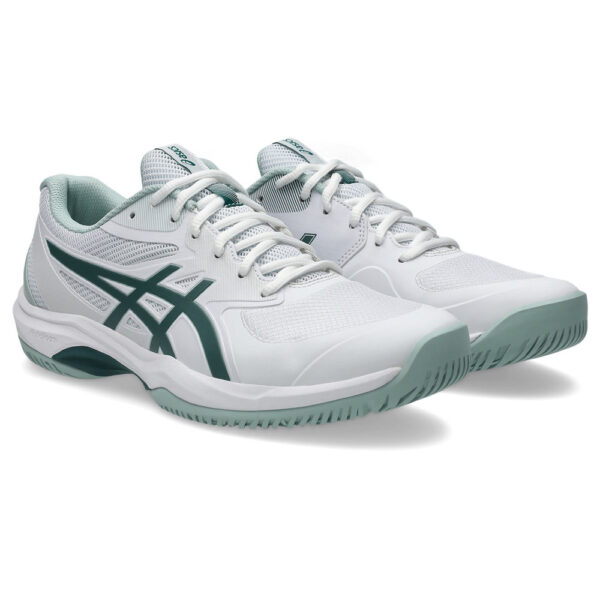Asics Mens Game FF All Court Shoe (White/Dark Neptune) 2026