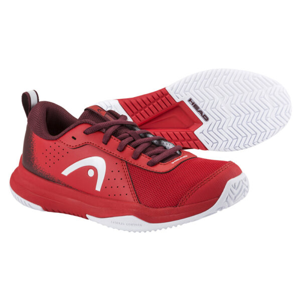 Head Sprint Court 4.0 Junior All Court Shoe (Red/Dark Red) 2026