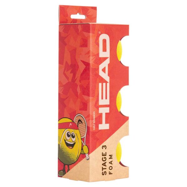 Head Stage 3 Foam Tennis Ball (3 Pack)