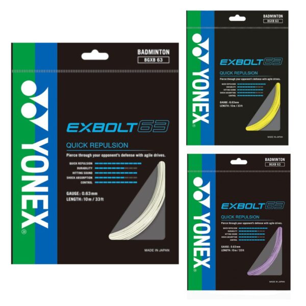 Yonex Exbolt 63 10m Packet